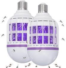 2-in-1 LED Mosquito Killer Bulb | 15W Insect Zapper Light | Silent, Odorless, Energy Saving